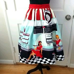 Unique Vintage  Coca Cola Skirt 5X NWT